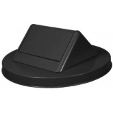 WITT Swing Lid for 55 Gallon Drums and Receptacles - 23.75” diameter, Black